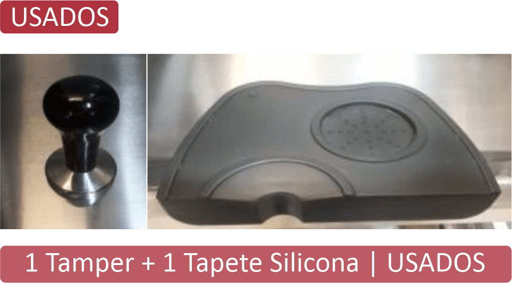Combo Usado - Tamper + Tapete Silicona para Café