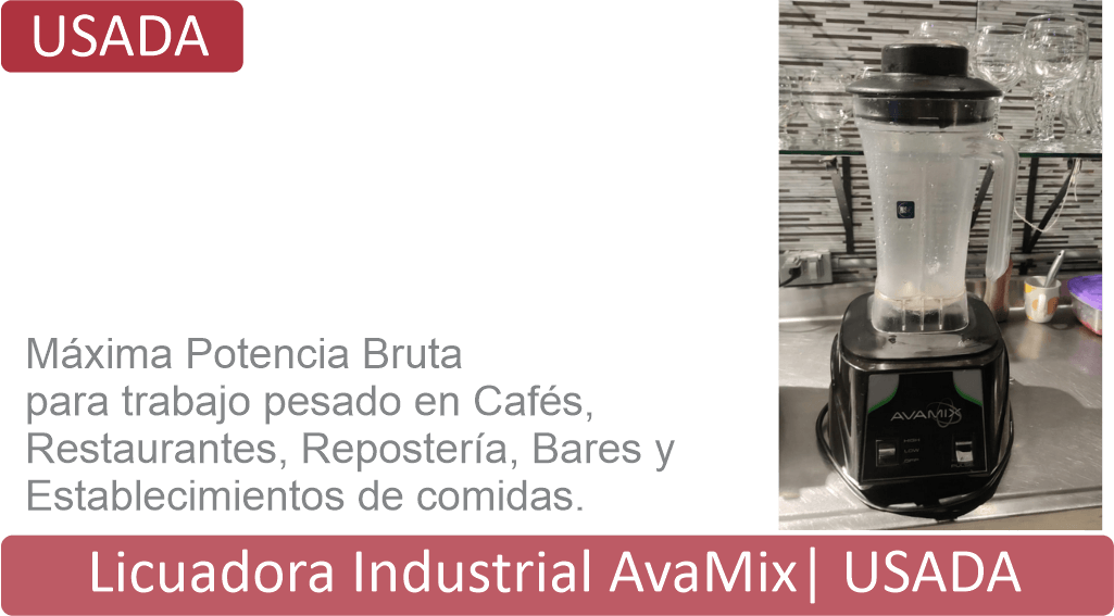 Licuadora Industrial AvaMix de 3.5Hp